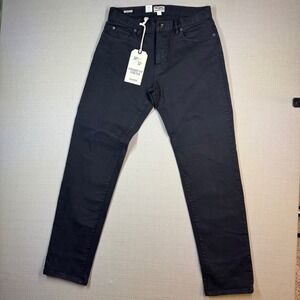 Todd Snyder Mens Straight Fit Stretch 5-Pocket Black Denim Jeans Size 30x32 NWT